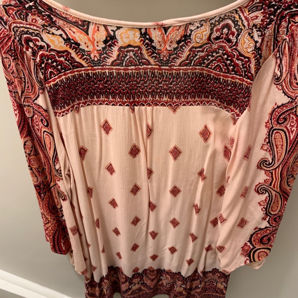 Tribal print flowy dress